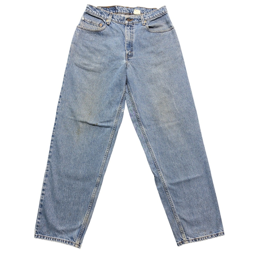 Vintage 570 Baggy Fit Jeans Mens 31x32 Light Wash Levis 00570-4891